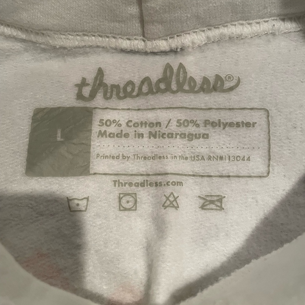 Threadless White Hoodie - Picture 8 of 8